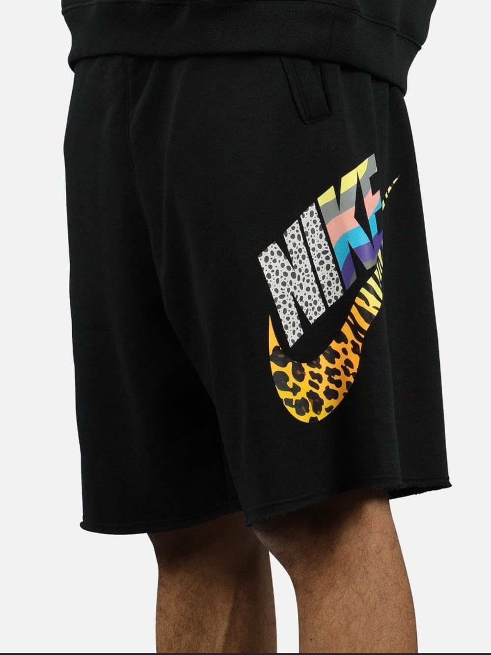 Nike Black Jogger Sweatpants with Iconic Logo Tag